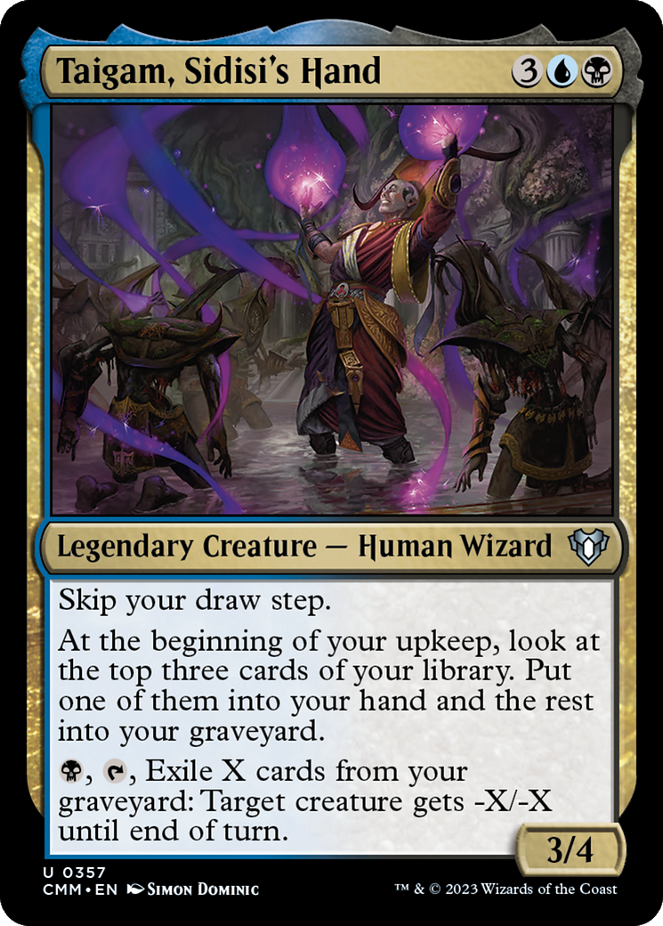 Taigam, Sidisi's Hand [Commander Masters] | Good Games Adelaide SA