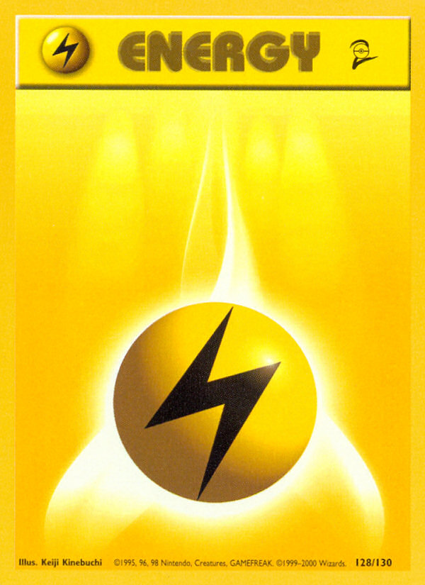 Lightning Energy (128/130) [Base Set 2] | Good Games Adelaide SA