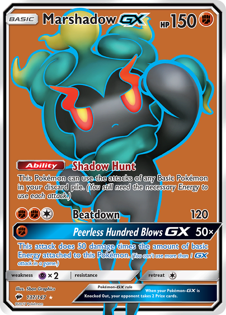 Marshadow GX (137/147) [Sun & Moon: Burning Shadows] | Good Games Adelaide SA