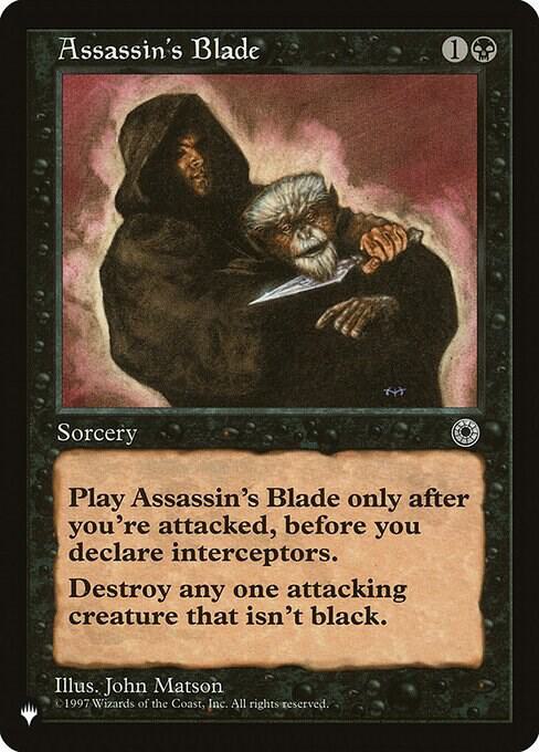 Assassins Blade  (The List Reprints)  | Good Games Adelaide SA