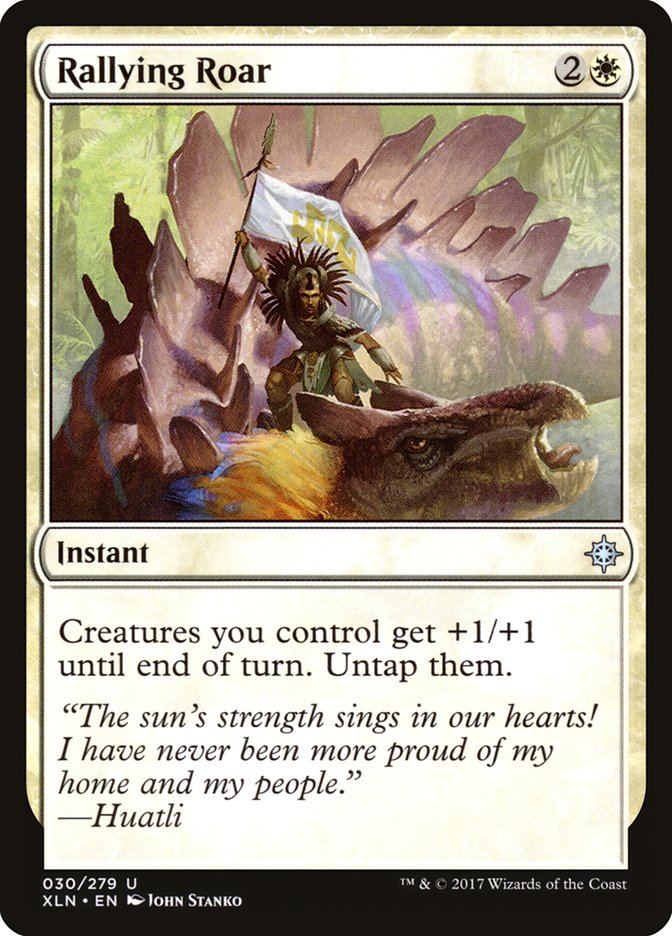 Rallying Roar 30 (Ixalan)  - Foil | Good Games Adelaide SA