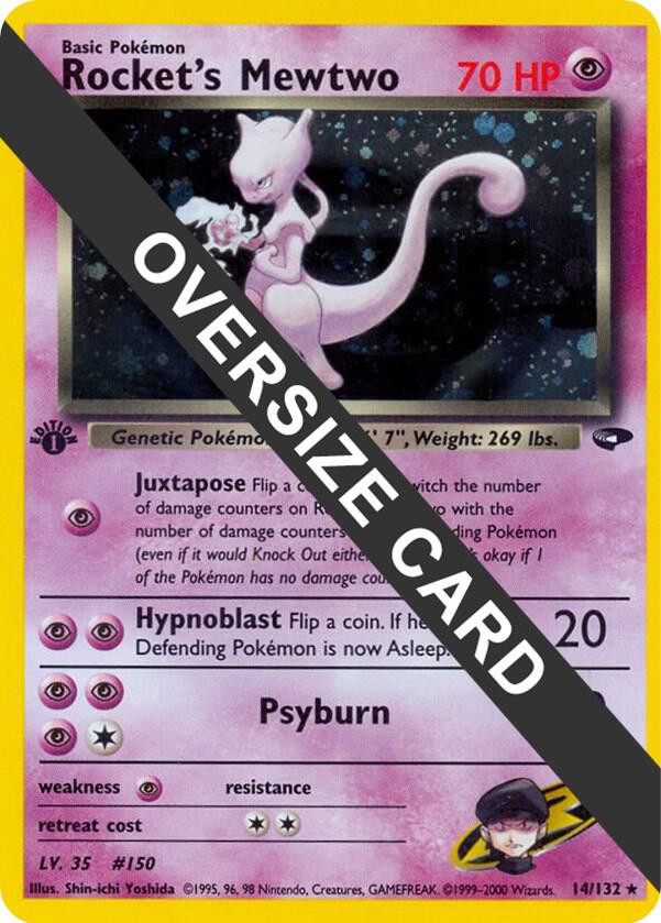 Rockets Mewtwo 14 132 014/132 (Jumbo Cards)  - Holofoil | Good Games Adelaide SA