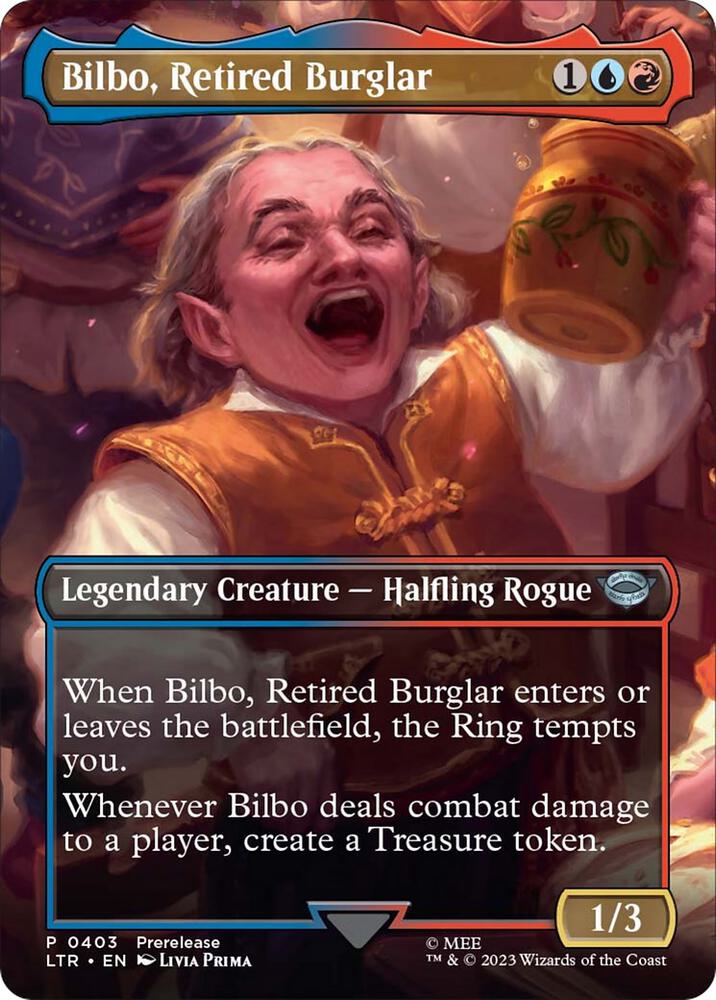 Bilbo, Retired Burglar 403 (Universes Beyond: The Lord of the Rings: Tales of Middle-earth)  - Borderless | Good Games Adelaide SA