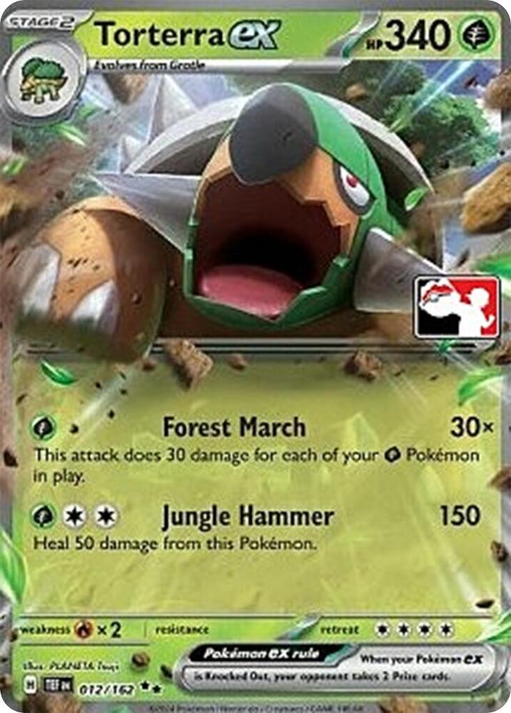 Torterra ex Series 5 012/162 (Prize Pack Series Cards)  - Holofoil | Good Games Adelaide SA