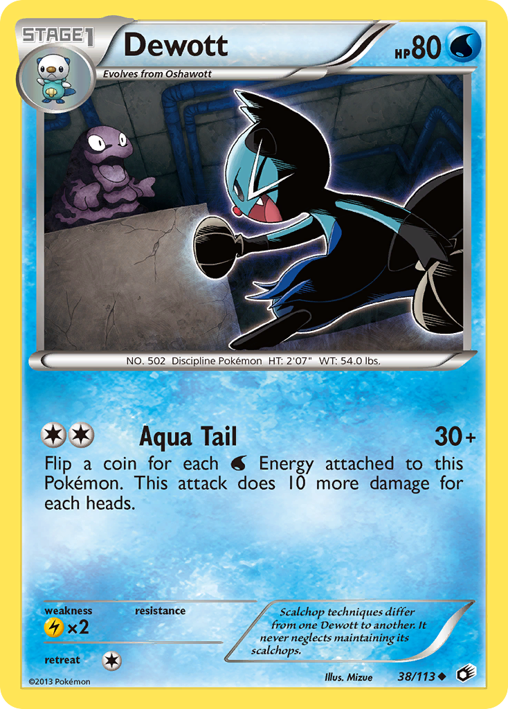 Dewott (38/113) [Black & White: Legendary Treasures] | Good Games Adelaide SA