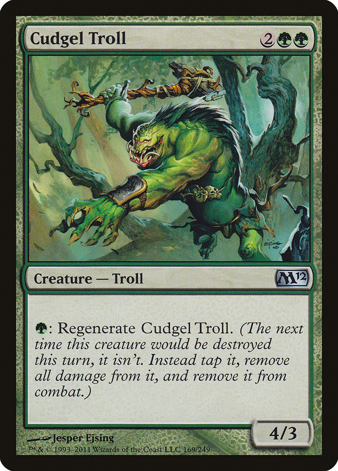 Cudgel Troll 169 (Magic 2012 (M12))  | Good Games Adelaide SA