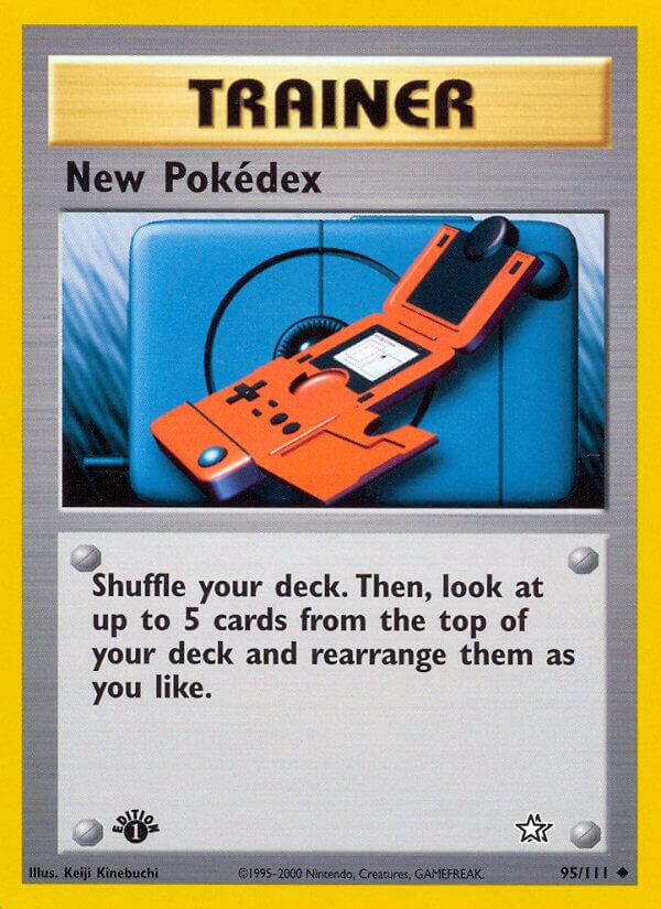 New Pokedex 095/111 (Neo Genesis)  - 1st Edition | Good Games Adelaide SA