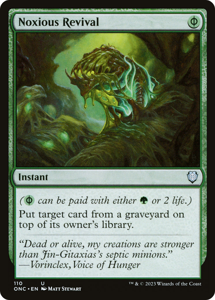 Noxious Revival [Phyrexia: All Will Be One Commander] | Good Games Adelaide SA