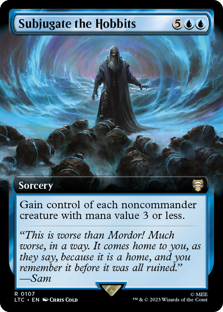 Subjugate the Hobbits (Extended Art) [The Lord of the Rings: Tales of Middle-Earth Commander] | Good Games Adelaide SA