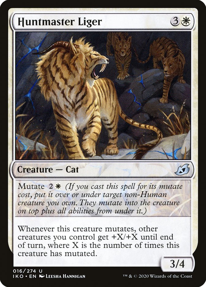 Huntmaster Liger 16 (Ikoria: Lair of Behemoths)  - Foil | Good Games Adelaide SA