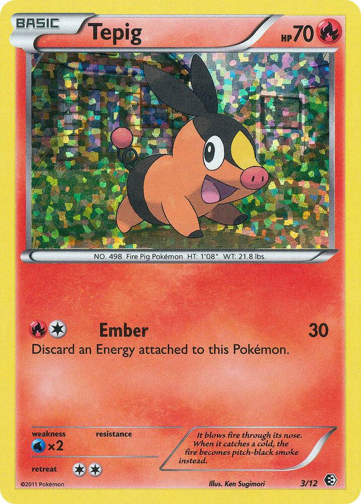 Tepig 003/012 (McDonald's Promos 2011)  - Holofoil | Good Games Adelaide SA