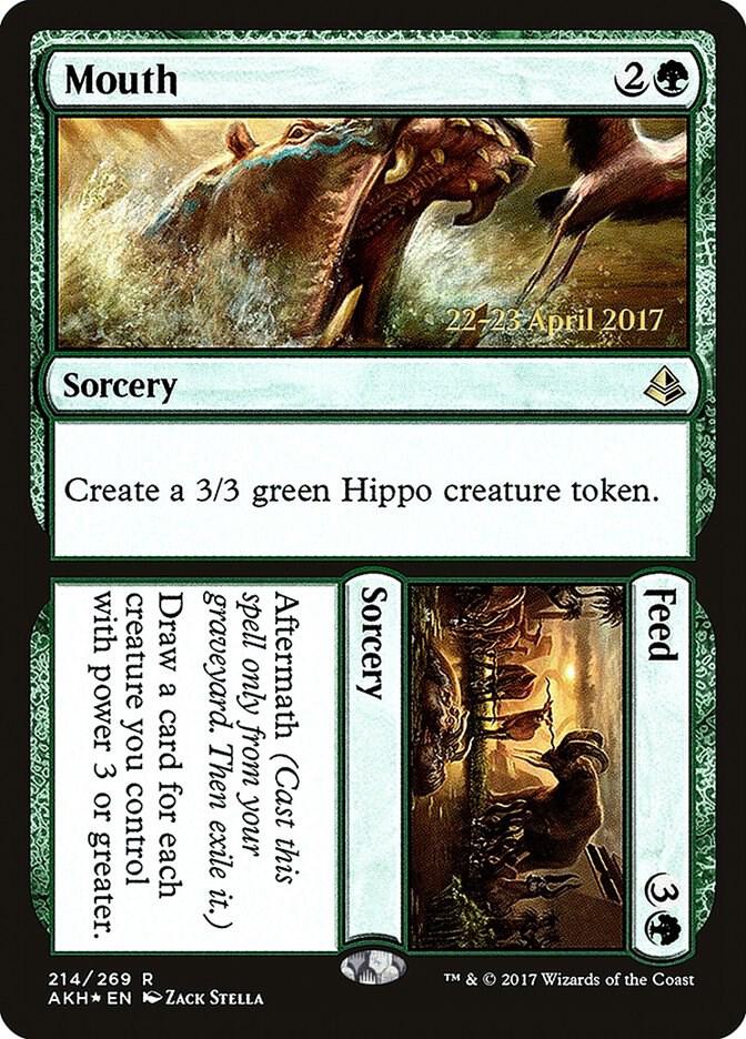 Mouth Feed 214 (Prerelease Cards)  - Foil | Good Games Adelaide SA
