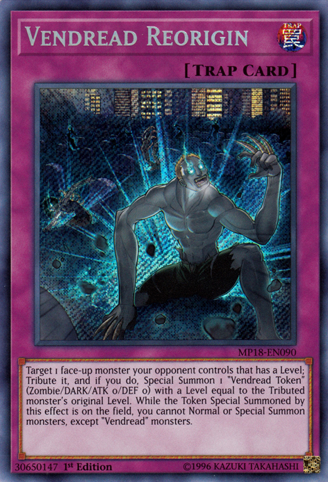Vendread Reorigin [MP18-EN090] Secret Rare | Good Games Adelaide SA