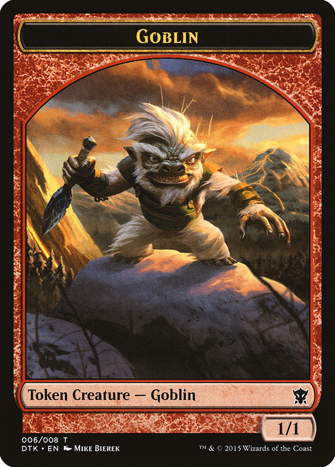 Goblin Token [Dragons of Tarkir Tokens] | Good Games Adelaide SA