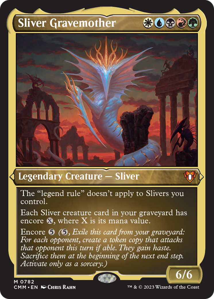 Sliver Gravemother (Display Commander) (Foil Etched) [Commander Masters] | Good Games Adelaide SA