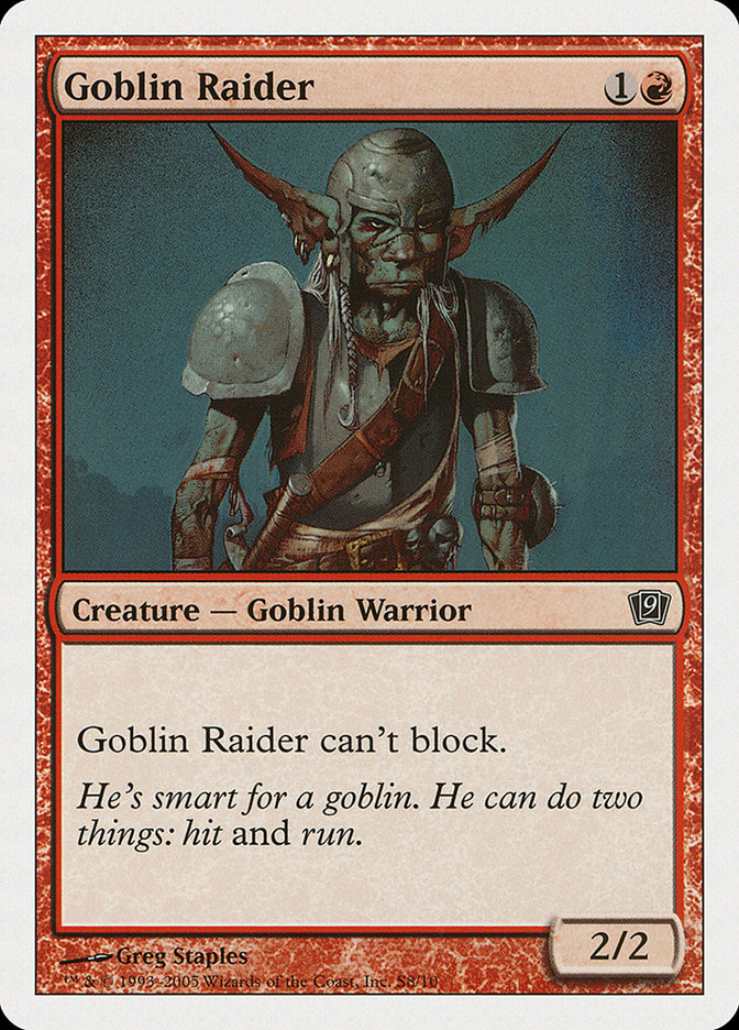 Goblin Raider [Ninth Edition] | Good Games Adelaide SA