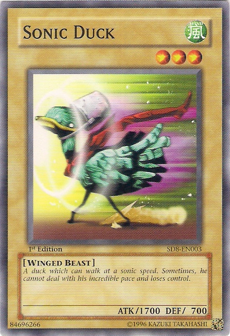 Sonic Duck [SD8-EN003] Common | Good Games Adelaide SA