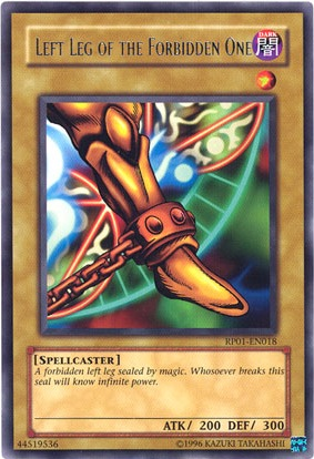 Left Leg of the Forbidden One [RP01-EN018] Rare | Good Games Adelaide SA