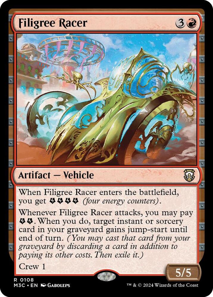 Filigree Racer 108 (Commander: Modern Horizons 3)  | Good Games Adelaide SA