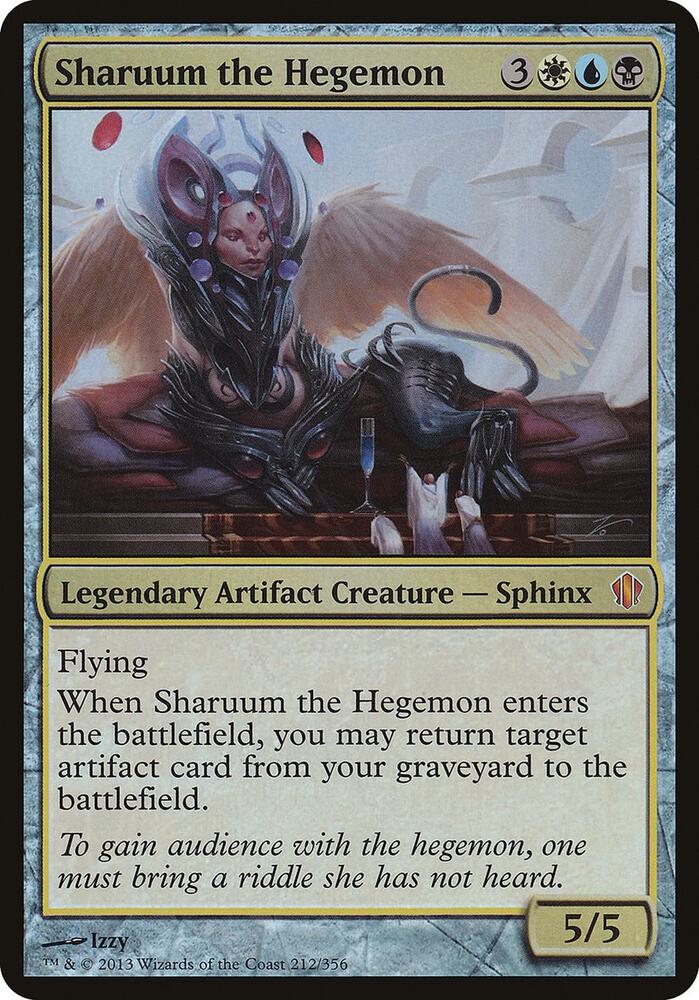 Sharuum the Hegemon Commander 2013 212 (Oversize Cards)  - Foil | Good Games Adelaide SA