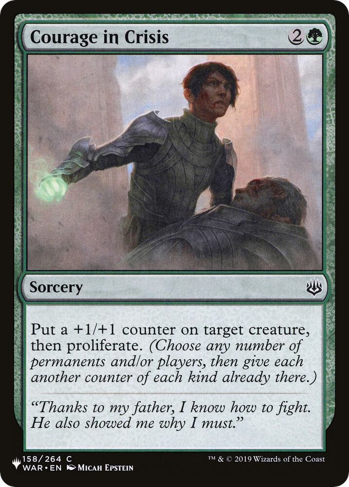 Courage in Crisis 158/264 (The List Reprints)  | Good Games Adelaide SA