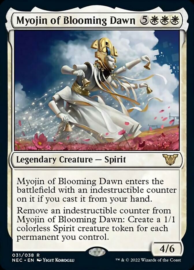 Myojin of Blooming Dawn [Kamigawa: Neon Dynasty Commander] | Good Games Adelaide SA