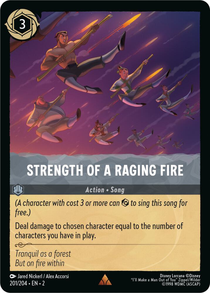 Strength of a Raging Fire 201/204 (Rise of the Floodborn)  | Good Games Adelaide SA