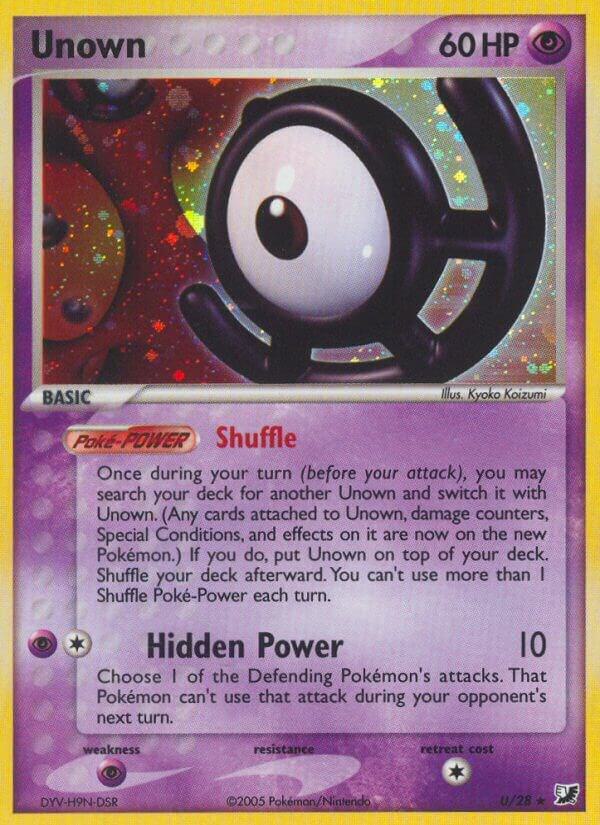 Unown U U/28 (Unseen Forces)  - Holofoil | Good Games Adelaide SA
