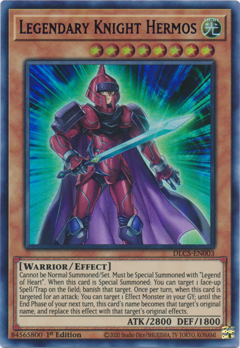 Legendary Knight Hermos (Purple) [DLCS-EN003] Ultra Rare | Good Games Adelaide SA