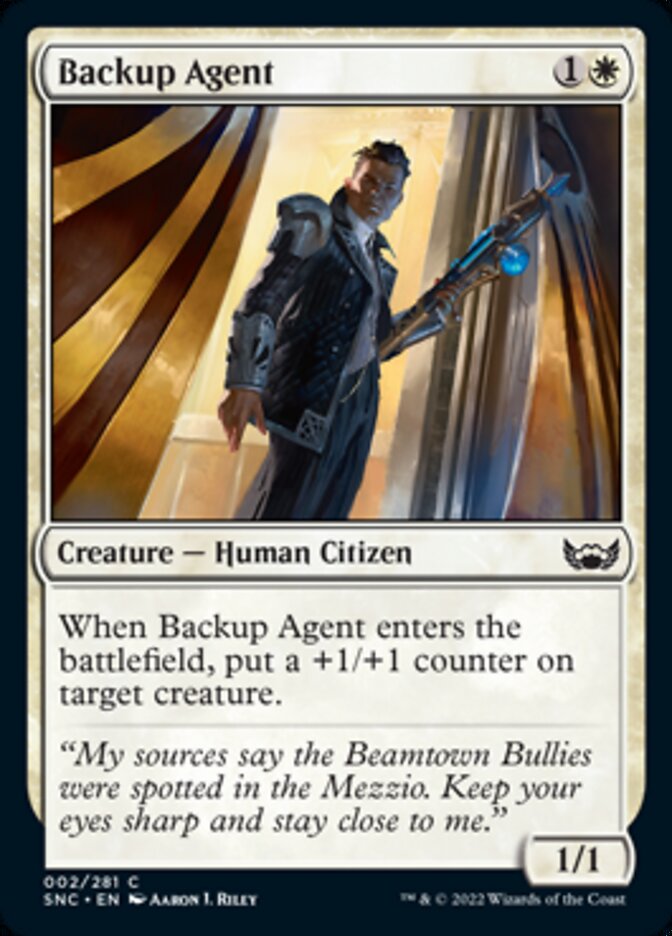 Backup Agent [Streets of New Capenna] | Good Games Adelaide SA