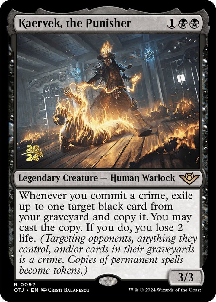 Kaervek the Punisher 92 (Prerelease Cards)  - Foil | Good Games Adelaide SA
