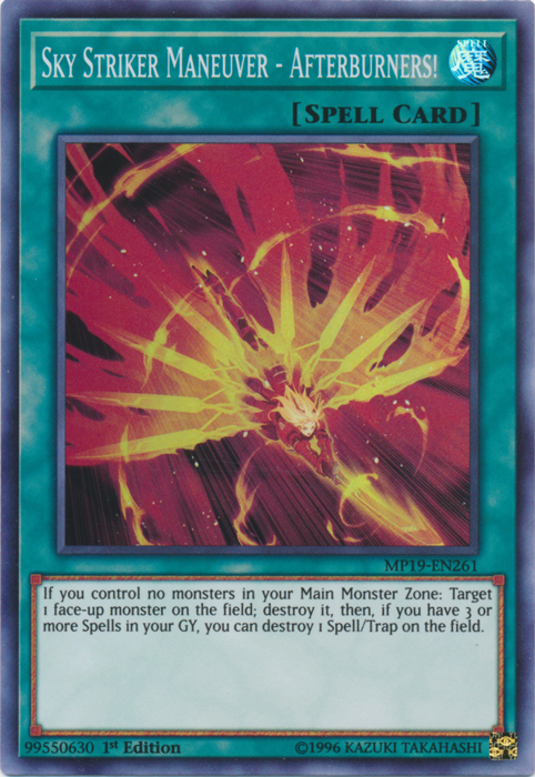 Sky Striker Maneuver - Afterburners! [MP19-EN261] Super Rare | Good Games Adelaide SA