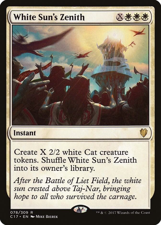 White Sun's Zenith 78 (Commander 2017)  | Good Games Adelaide SA