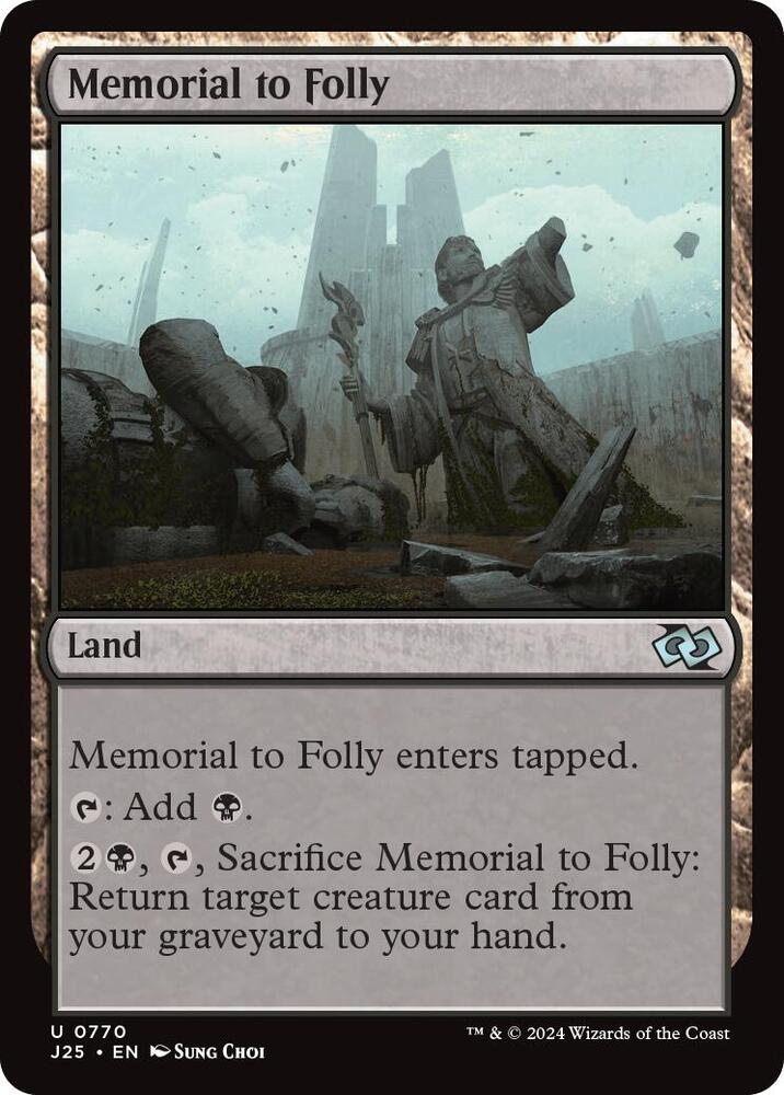 Memorial to Folly 770 (Foundations Jumpstart)  | Good Games Adelaide SA