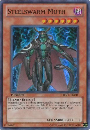 Steelswarm Moth [HA05-EN048] Super Rare | Good Games Adelaide SA