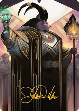 Jetmir Nexus of Revels Art Card 68 81 Gold Stamped Signature 68 (Art Series: Streets of New Capenna)  | Good Games Adelaide SA
