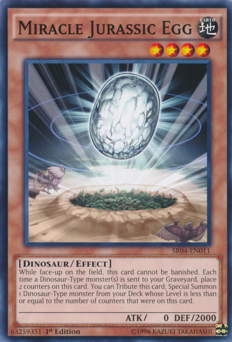 Miracle Jurassic Egg [SR04-EN011] Common | Good Games Adelaide SA