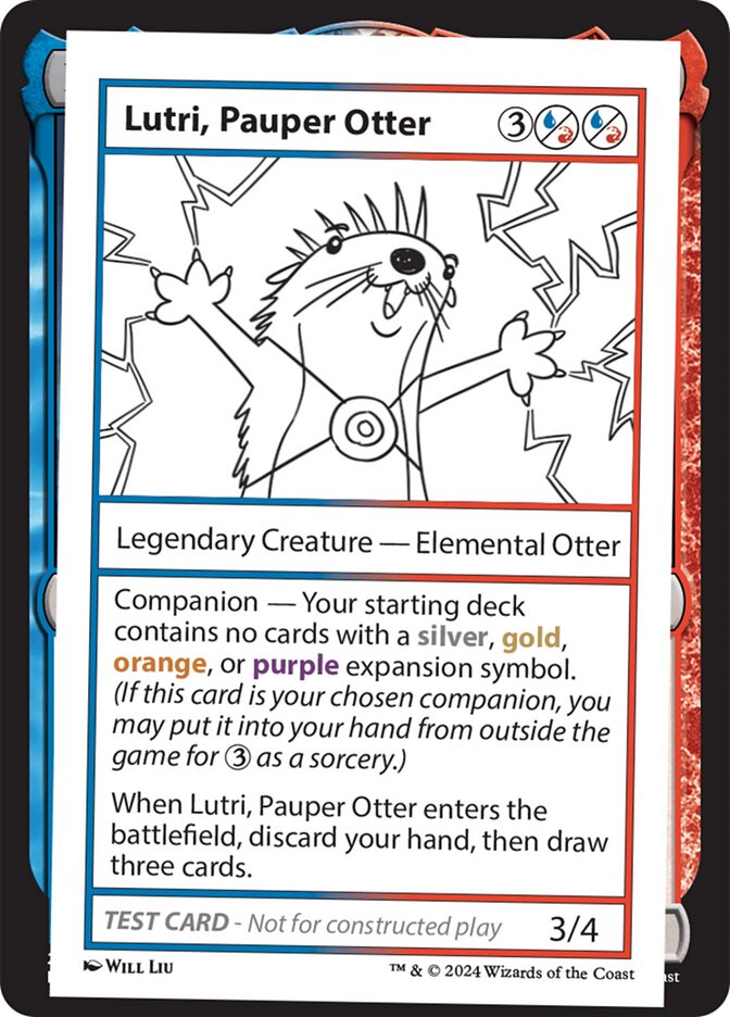 Lutri, Pauper Otter  (Mystery Booster 2 Playtest Cards)  | Good Games Adelaide SA