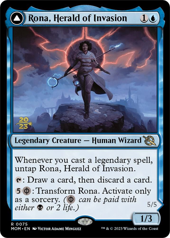 Rona Herald of Invasion 75 (Prerelease Cards)  - Foil | Good Games Adelaide SA