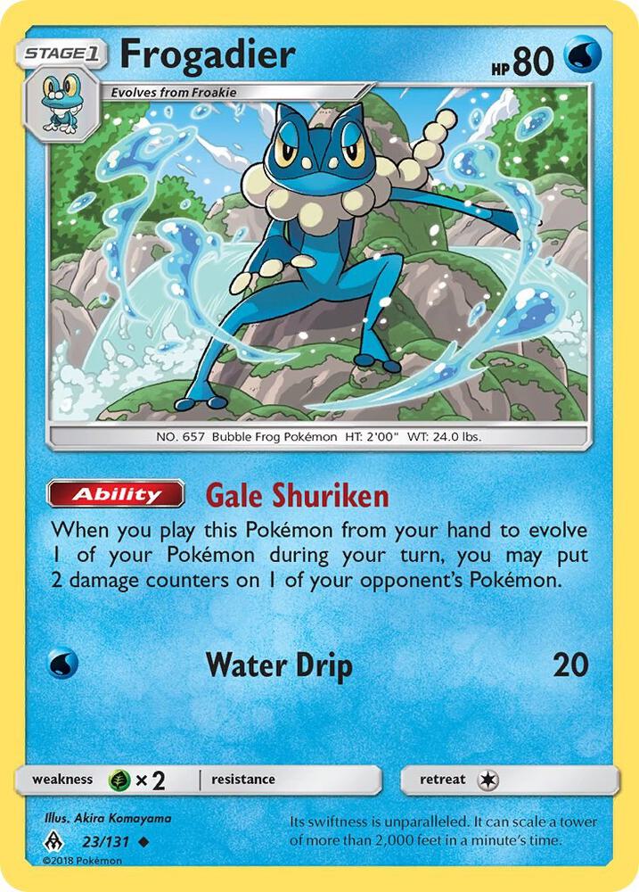 Frogadier 23/131 (SM - Forbidden Light)  | Good Games Adelaide SA