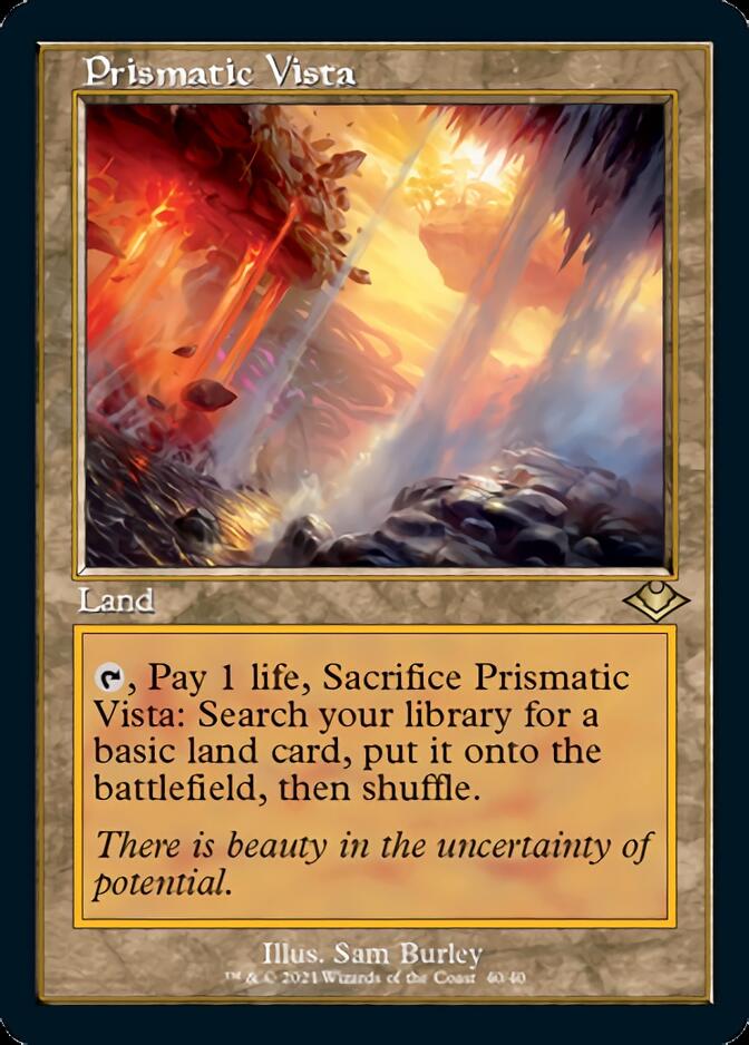 Prismatic Vista (Retro Etched Foil) [Modern Horizons 1] | Good Games Adelaide SA