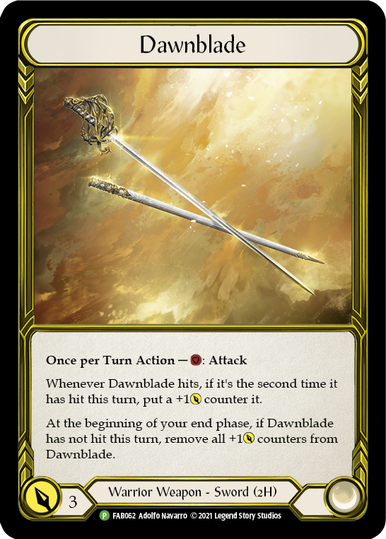 Dawnblade (Golden) [FAB062] (Promo)  Cold Foil | Good Games Adelaide SA