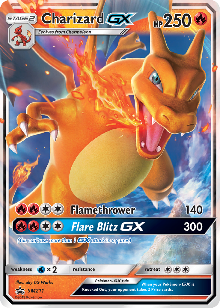 Charizard GX (SM211) [Sun & Moon: Black Star Promos] | Good Games Adelaide SA