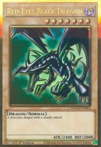 Red-Eyes Black Dragon [MAGO-EN003] Gold Rare | Good Games Adelaide SA