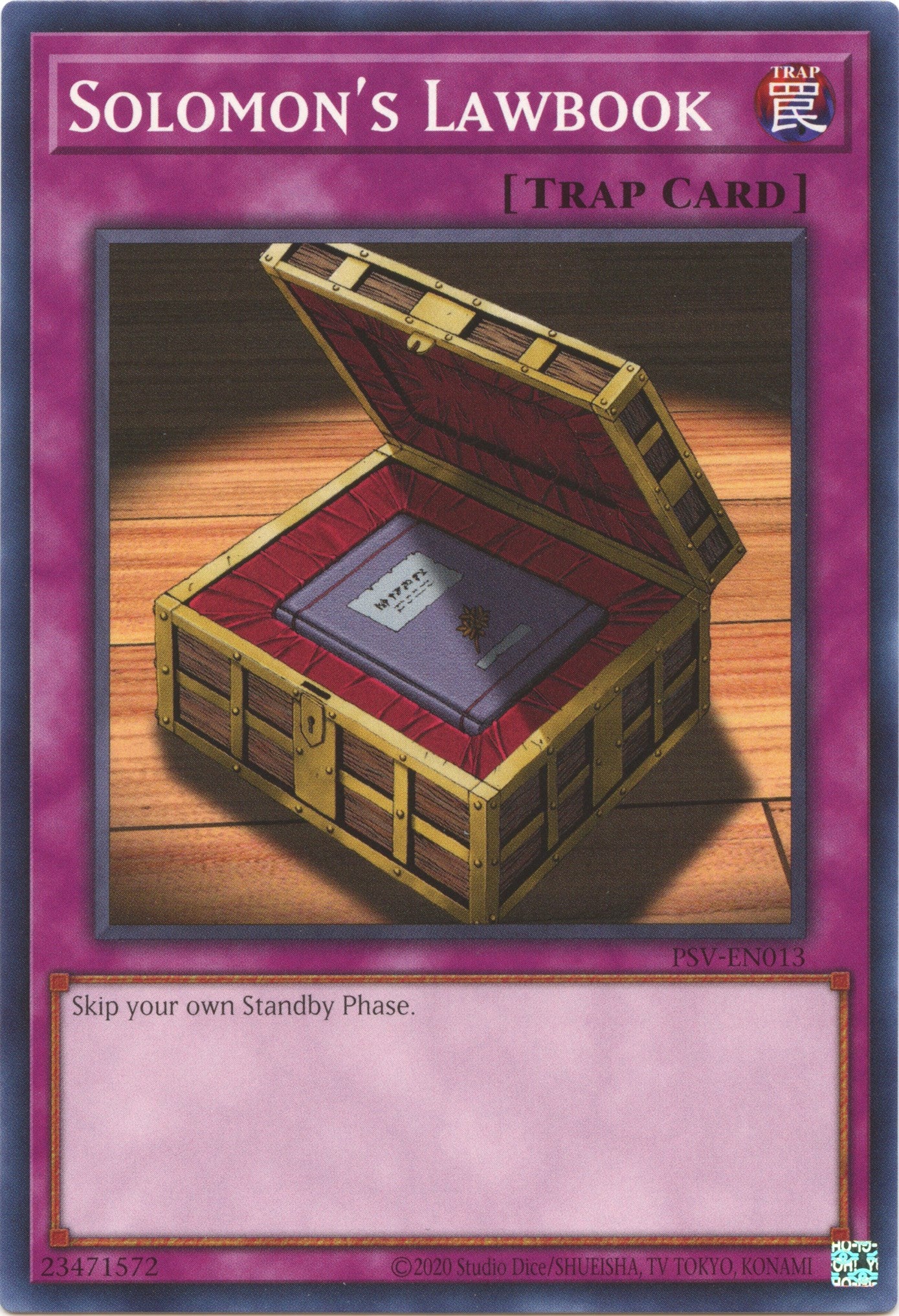 Solomon's Lawbook (25th Anniversary) [PSV-EN013] Common | Good Games Adelaide SA