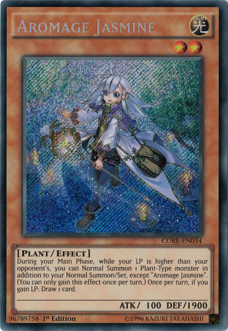 Aromage Jasmine [CORE-EN034] Secret Rare | Good Games Adelaide SA