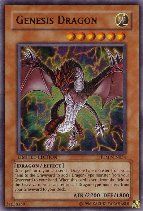 Genesis Dragon [JUMP-EN034] Ultra Rare | Good Games Adelaide SA