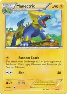Manectric 22 22/30 (XY Trainer Kit: Pikachu Libre & Suicune)  | Good Games Adelaide SA