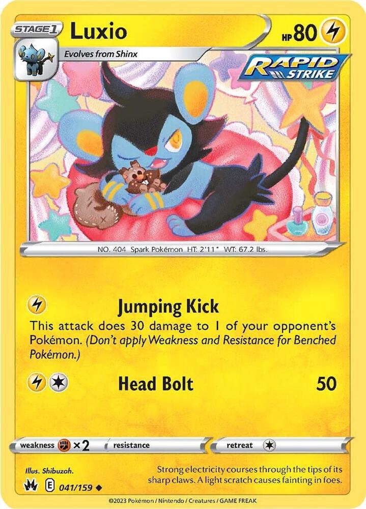 Luxio 041/159 (Crown Zenith)  | Good Games Adelaide SA