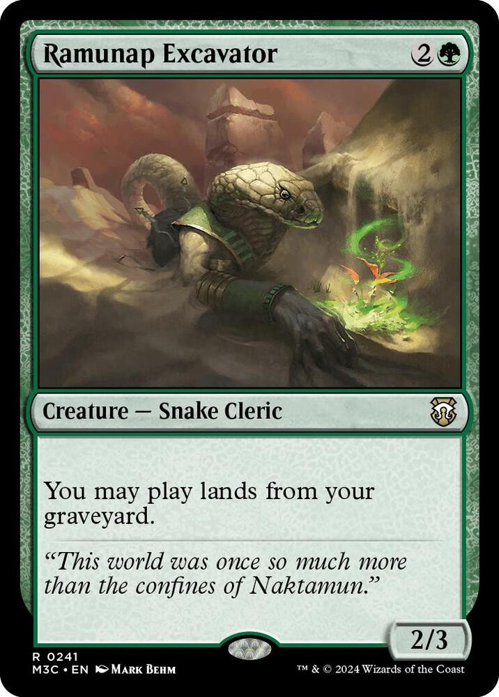 Ramunap Excavator 241/411 (Commander: Modern Horizons 3)  - Ripple Foil | Good Games Adelaide SA